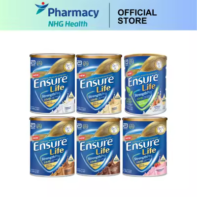 Ensure Life Strengthpro HMB Powder 800g -Vanilla/Wheat/Chocolate/Coffee/Strawberry/Plant Based Almond/Sucrose Free