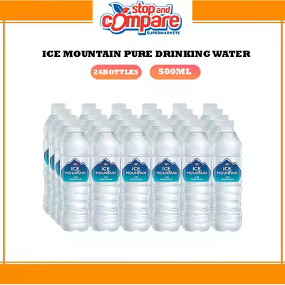 Ice Mountain Drinking Water (24 x 600ml) BCRS- Stop and Compare Supermarket