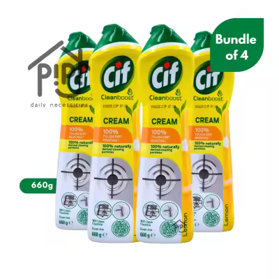 CIF Cream Cleanboost Lemon 4 x 660g